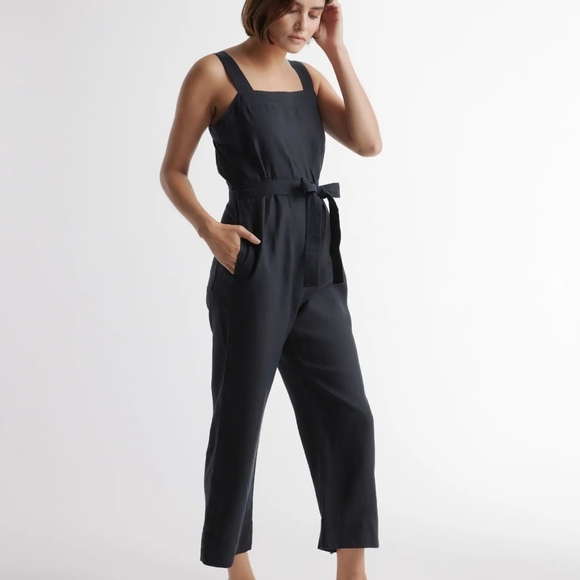 Quince 100% Linen Jumpsuit - Picture 3 of 5